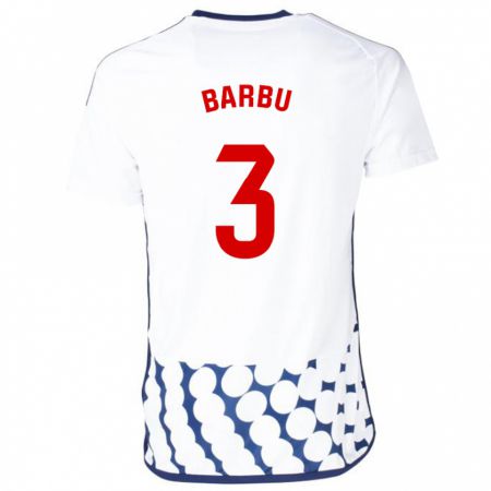 Kandiny Herren Álex Barbu #3 Weiß Auswärtstrikot Trikot 2023/24 T-Shirt