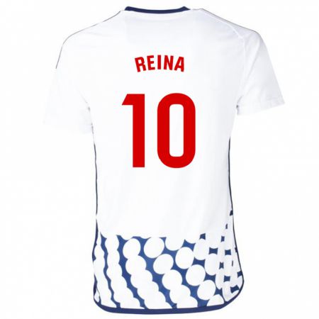 Kandiny Herren Alberto Reina #10 Weiß Auswärtstrikot Trikot 2023/24 T-Shirt
