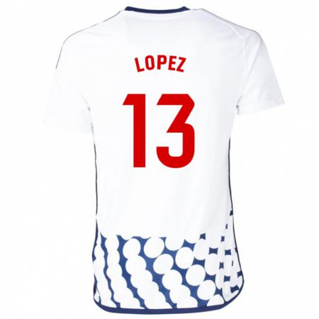 Kandiny Herren Luis López #13 Weiß Auswärtstrikot Trikot 2023/24 T-Shirt