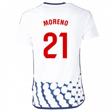 Kandiny Herren Diego Moreno #21 Weiß Auswärtstrikot Trikot 2023/24 T-Shirt