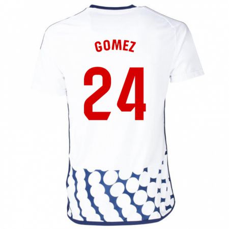 Kandiny Herren Jonathan Gómez #24 Weiß Auswärtstrikot Trikot 2023/24 T-Shirt