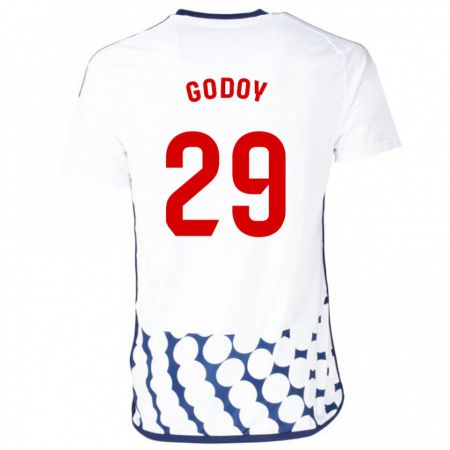 Kandiny Herren Alan Godoy #29 Weiß Auswärtstrikot Trikot 2023/24 T-Shirt