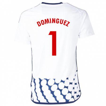 Kandiny Herren Iago Domínguez #1 Weiß Auswärtstrikot Trikot 2023/24 T-Shirt