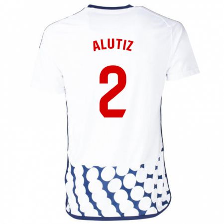 Kandiny Herren Hodei Alutiz #2 Weiß Auswärtstrikot Trikot 2023/24 T-Shirt