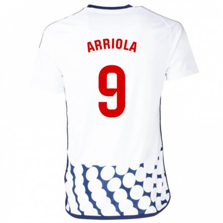 Kandiny Herren Marcos Arriola #9 Weiß Auswärtstrikot Trikot 2023/24 T-Shirt