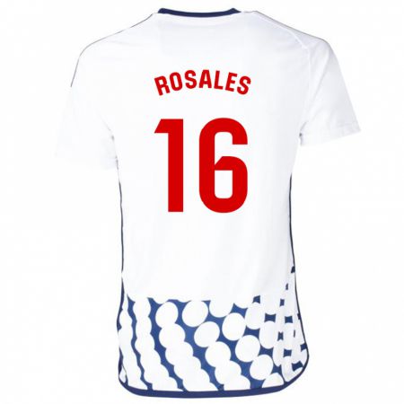 Kandiny Herren Diego Rosales #16 Weiß Auswärtstrikot Trikot 2023/24 T-Shirt