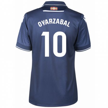 Kandiny Herren Mikel Oyarzabal #10 Marine Auswärtstrikot Trikot 2023/24 T-Shirt