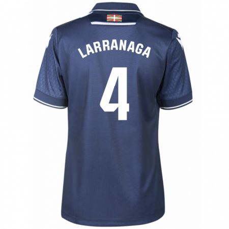 Kandiny Herren Aitor Larrañaga #4 Marine Auswärtstrikot Trikot 2023/24 T-Shirt