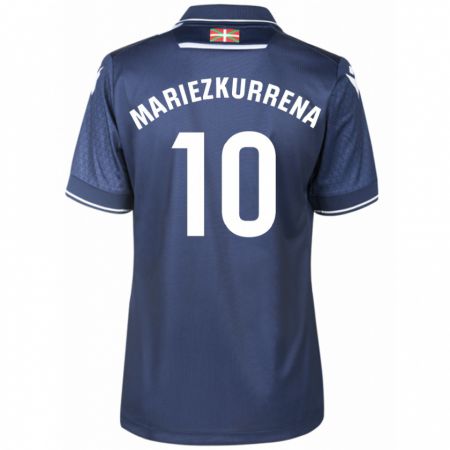 Kandiny Herren Arkaitz Mariezkurrena #10 Marine Auswärtstrikot Trikot 2023/24 T-Shirt