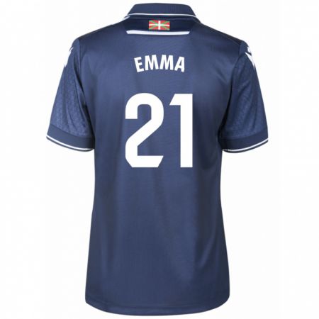 Kandiny Herren Emma Ramirez Gorgoso #21 Marine Auswärtstrikot Trikot 2023/24 T-Shirt