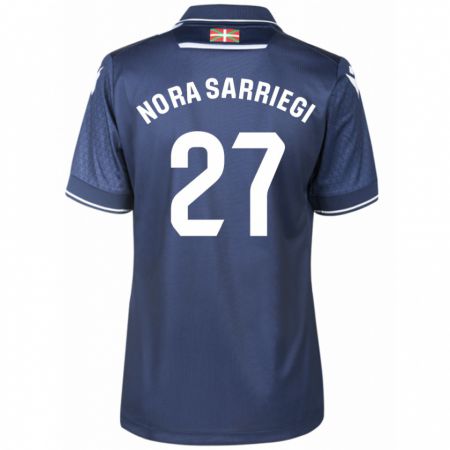 Kandiny Herren Nora Sarriegi Galdos #27 Marine Auswärtstrikot Trikot 2023/24 T-Shirt