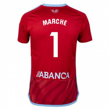 Kandiny Herren Agustín Marchesín #1 Rot Auswärtstrikot Trikot 2023/24 T-Shirt