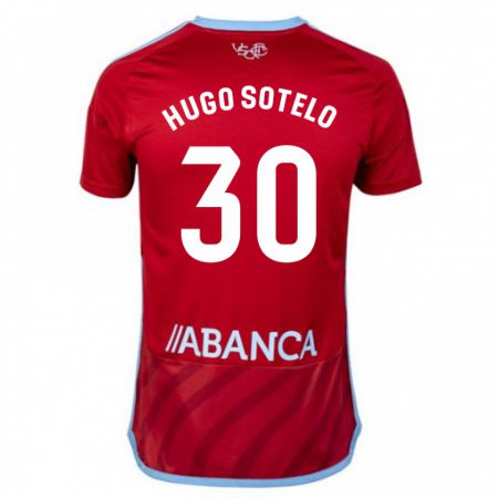 Kandiny Herren Hugo Sotelo #30 Rot Auswärtstrikot Trikot 2023/24 T-Shirt
