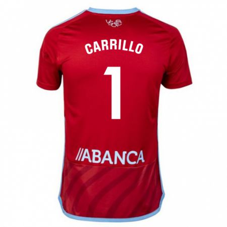 Kandiny Herren Coke Carrillo #1 Rot Auswärtstrikot Trikot 2023/24 T-Shirt