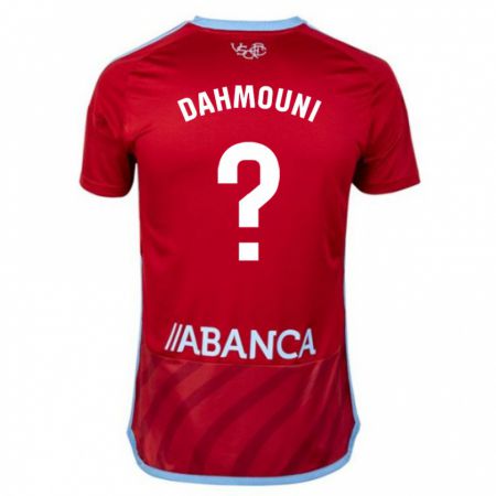 Kandiny Herren Moha Dahmouni #0 Rot Auswärtstrikot Trikot 2023/24 T-Shirt