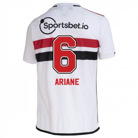 Kandiny Damen Ariane #6 Weiß Heimtrikot Trikot 2023/24 T-Shirt