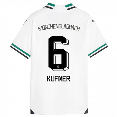 Kandiny Damen Anne-Catherine Kufner #6 Weiß Grün Heimtrikot Trikot 2023/24 T-Shirt
