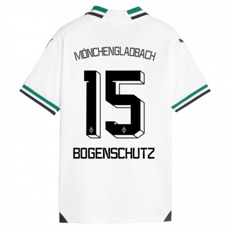 Kandiny Damen Kerstin Bogenschutz #15 Weiß Grün Heimtrikot Trikot 2023/24 T-Shirt