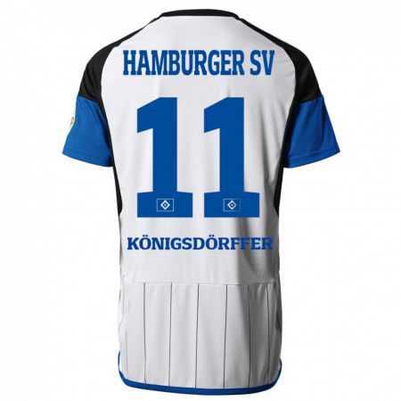Kandiny Damen Ransford Königsdörffer #11 Weiß Heimtrikot Trikot 2023/24 T-Shirt