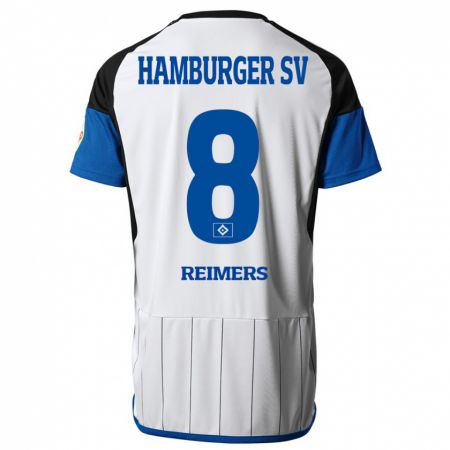 Kandiny Damen Moritz Reimers #8 Weiß Heimtrikot Trikot 2023/24 T-Shirt