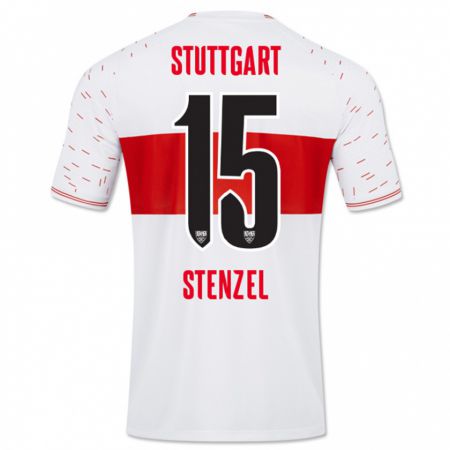 Kandiny Damen Pascal Stenzel #15 Weiß Heimtrikot Trikot 2023/24 T-Shirt