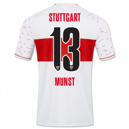 Kandiny Damen Leonhard Münst #13 Weiß Heimtrikot Trikot 2023/24 T-Shirt