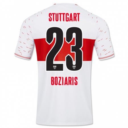 Kandiny Damen Giannis Boziaris #23 Weiß Heimtrikot Trikot 2023/24 T-Shirt
