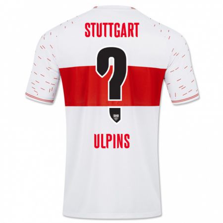 Kandiny Damen Timo Ulpins #0 Weiß Heimtrikot Trikot 2023/24 T-Shirt