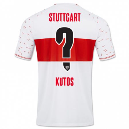 Kandiny Damen Nino Kutos #0 Weiß Heimtrikot Trikot 2023/24 T-Shirt
