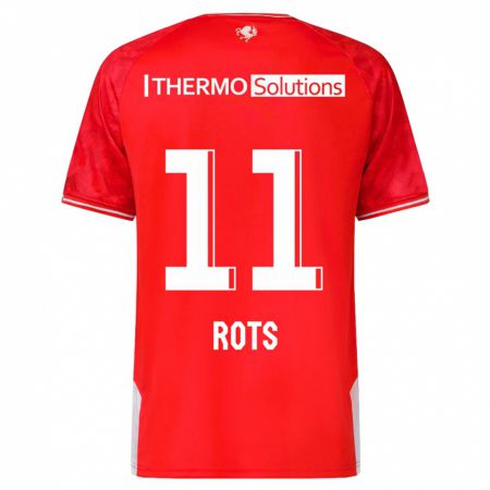 Kandiny Damen Daan Rots #11 Rot Heimtrikot Trikot 2023/24 T-Shirt