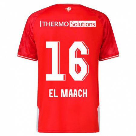 Kandiny Damen Issam El Maach #16 Rot Heimtrikot Trikot 2023/24 T-Shirt