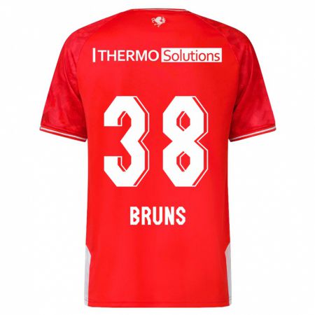 Kandiny Damen Max Bruns #38 Rot Heimtrikot Trikot 2023/24 T-Shirt