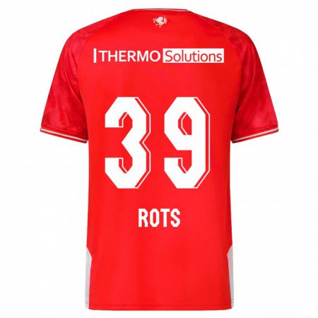 Kandiny Damen Mats Rots #39 Rot Heimtrikot Trikot 2023/24 T-Shirt