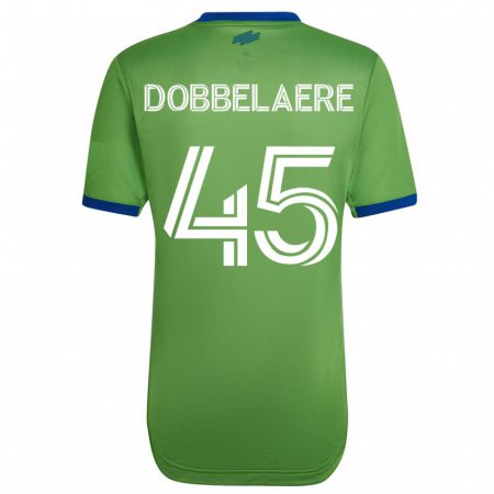 Kandiny Damen Ethan Dobbelaere #45 Grün Heimtrikot Trikot 2023/24 T-Shirt
