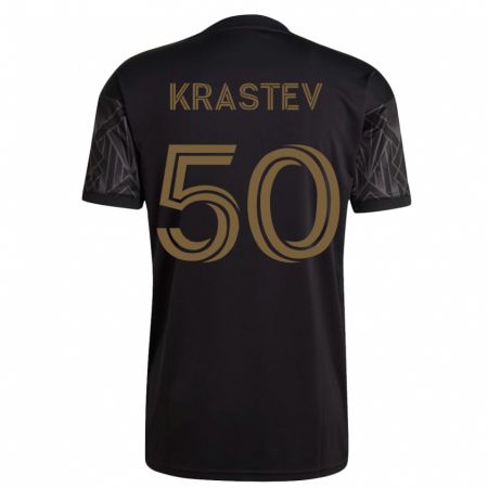 Kandiny Damen Filip Krastev #50 Schwarz Heimtrikot Trikot 2023/24 T-Shirt