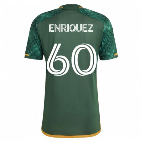Kandiny Damen Victor Enriquez #60 Grün Heimtrikot Trikot 2023/24 T-Shirt