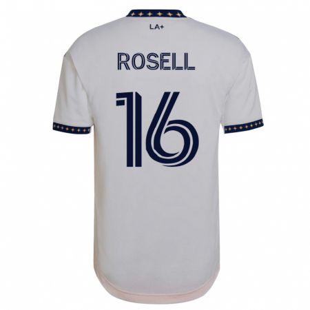 Kandiny Damen Uri Rosell #16 Weiß Heimtrikot Trikot 2023/24 T-Shirt