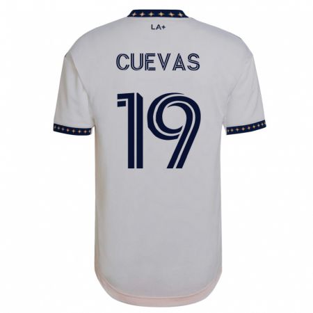 Kandiny Damen Mauricio Cuevas #19 Weiß Heimtrikot Trikot 2023/24 T-Shirt