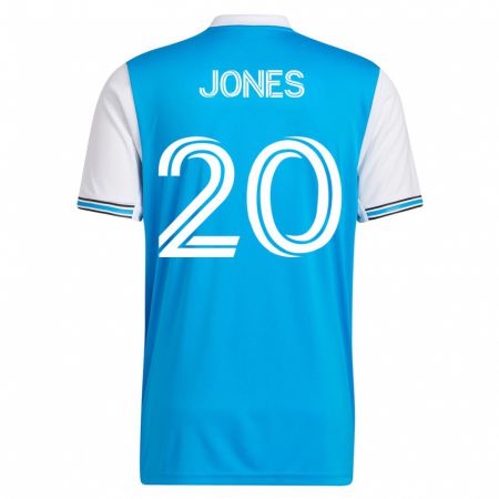 Kandiny Damen Derrick Jones #20 Blau Heimtrikot Trikot 2023/24 T-Shirt