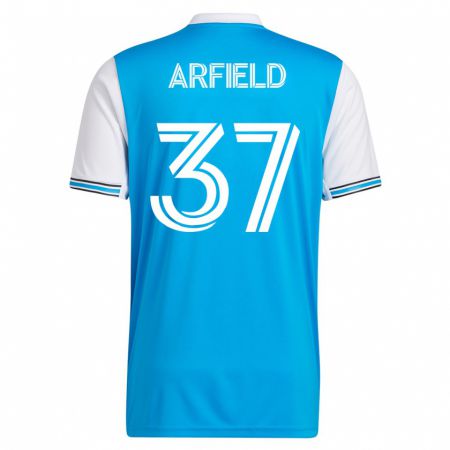 Kandiny Damen Scott Arfield #37 Blau Heimtrikot Trikot 2023/24 T-Shirt