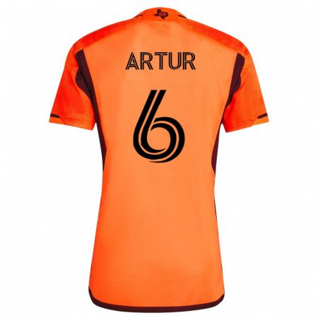 Kandiny Damen Artur #6 Orangefarben Heimtrikot Trikot 2023/24 T-Shirt