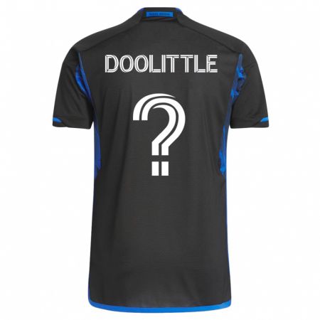 Kandiny Damen Brooks Doolittle #0 Blau Schwarz Heimtrikot Trikot 2023/24 T-Shirt