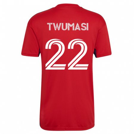 Kandiny Damen Ema Twumasi #22 Rot Heimtrikot Trikot 2023/24 T-Shirt