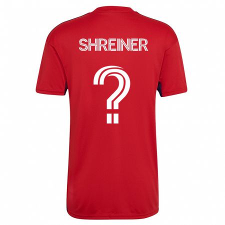 Kandiny Damen Luke Shreiner #0 Rot Heimtrikot Trikot 2023/24 T-Shirt