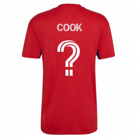 Kandiny Damen Christopher Cook #0 Rot Heimtrikot Trikot 2023/24 T-Shirt