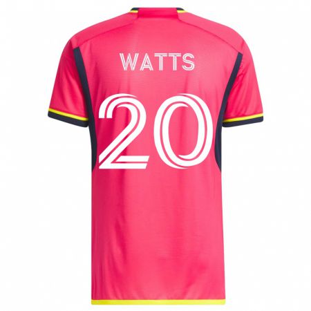 Kandiny Damen Akil Watts #20 Rosa Heimtrikot Trikot 2023/24 T-Shirt