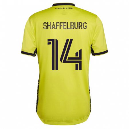 Kandiny Damen Jacob Shaffelburg #14 Gelb Heimtrikot Trikot 2023/24 T-Shirt