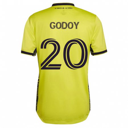 Kandiny Damen Aníbal Godoy #20 Gelb Heimtrikot Trikot 2023/24 T-Shirt