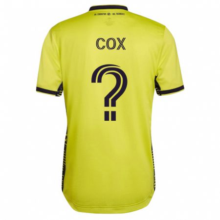 Kandiny Damen Justin Cox #0 Gelb Heimtrikot Trikot 2023/24 T-Shirt