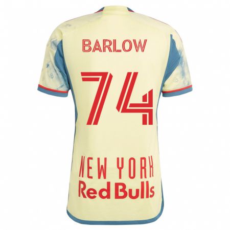 Kandiny Damen Tom Barlow #74 Gelb Heimtrikot Trikot 2023/24 T-Shirt